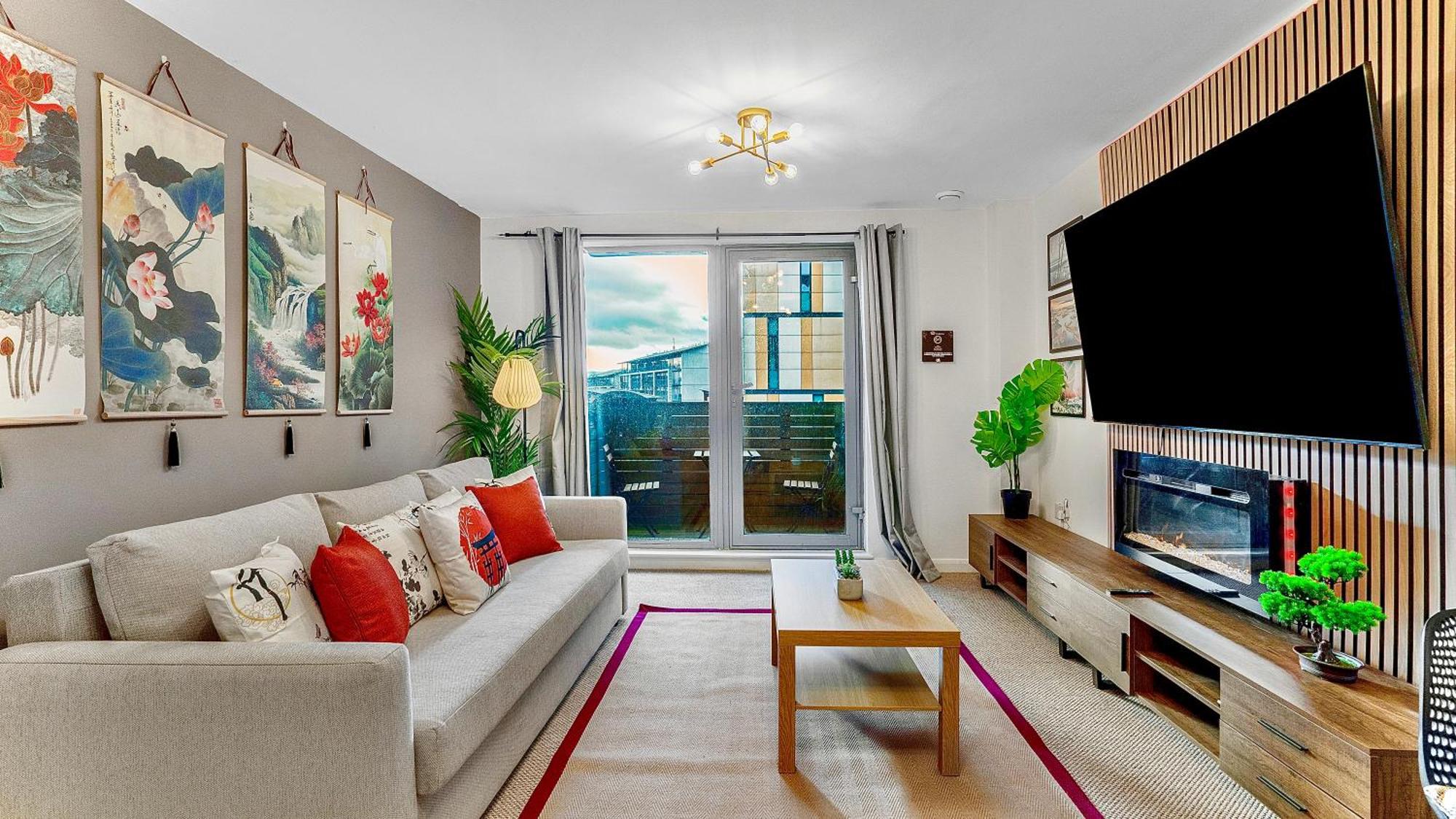 Japanese Suite 2Bed 2Bath, Free Park, Netfix, 75 Inch Tv, Games - City Centre- Maihom Birmingam Exterior foto